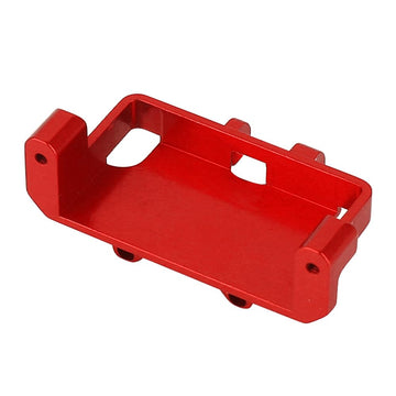 RZXYLRC Aluminum Alloy Steering Servo Mount Bracket for 1/24 Axial SCX24 AXI90081 AXI00002 RC Crawler Upgrades (Red)