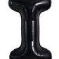 Toniful 40 Inch Large Black I Letter Balloons Jumbo Helium Balloons,Foil Mylar Big Alphabet Balloons For Birthday Party Annivers