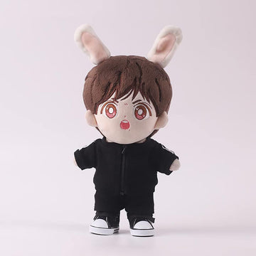 Niannyyhouse Sportswear Uniforms 7.8'(20Cm) Plush Doll Stuffed Figures Toys Clothes (Black)