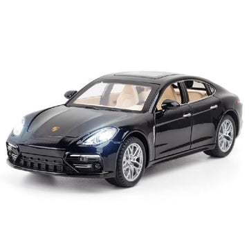 Adlon Car 4 Wheel Drive Metal Car Pull Back with Open Doors, Engine Cover, Tail with Front and Rear Light & Music Great Gift for