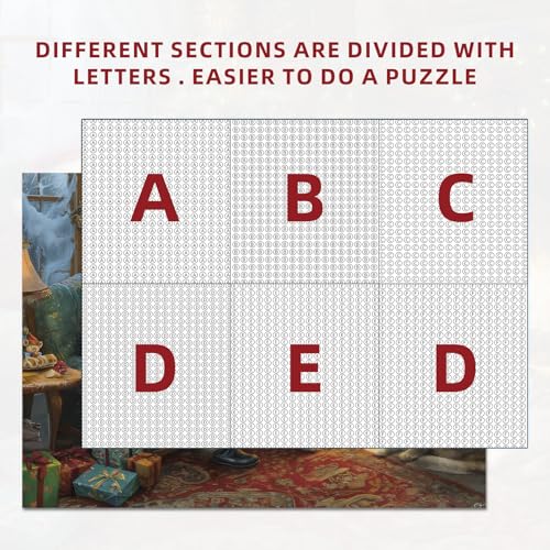 Nattork Jigsaw Puzzle 1000 Pieces for mature-themeds  Christmas House Challenging mature-themed Puzzles for Christmas Decor & Gift