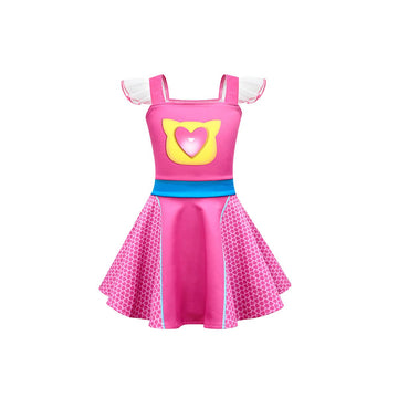 Agribazaar Flutter Sleeve Dress Daily Clothes Party Dresses Summer Skirt Soft Wear Halloween Outfits