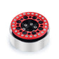 RCLIONS 4pcs Aluminum 1.9inch RC Beadlock Wheel Rim Replacement Ring for 1:10 Crawler RC Car 1.9'' Wheels/Rims (Red)