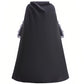 Elphaba Costume Dress for Girls Halloween Cosplay Birthday Party Outfit With Cape and Witch Hat