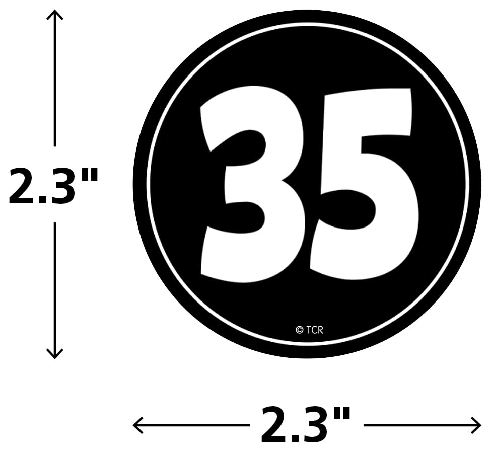 Teacher Created Resources Black And White Numbers Magnetic Accents (Tcr77589)