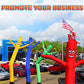 Sky Dancers Inflatable Tube Attachment- 20 Feet Tall Wacky Inflatable Tube Guy (Blower Not Included) - Red