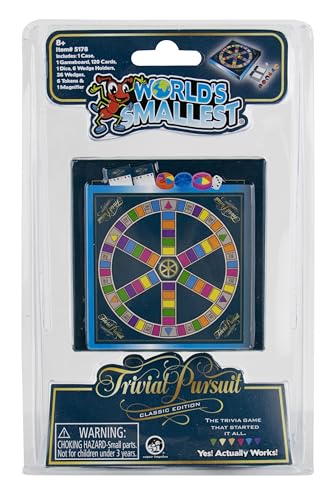 World's Smallest Trivial Pursuit - Miniature Multi-Color Plastic Game Model 5178
