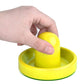 Inscool Air Hockey Pushers And Air Hockey Pucks Air Hockey Paddles, Goal Handles Paddles Replacement Accessories For Game Tables(4 Yellow And Purple Pushers, 8 Yellow And Purple Pucks)