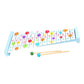 Elbme Musical Toy Educational With 2 Mallets Percussion Xylophone Toy For Beginner Blue 41.5X17Cm