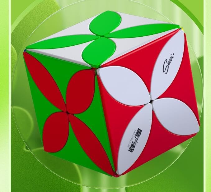 Cuberspeed Qiyi Clover Plus Speed Cube Stickerless Curvy Copter Collection Cube Toys For Kids & Adults