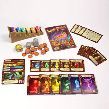 Thinkfun Mystic Market Strategy Card Game For 2-4 Players Ages 10 And Up – An Exciting Fast Paced Game Perfect For Both Families And Gamers, Multi