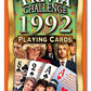Flickback Trivia Playing Cards - 1992 Edition, Plastic, Perfect for Birthdays or Anniversaries