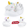 No Hole Bath Toys,Unicorn Bath Toys For Toddlers 1-3,Soft Unicorn Bathtub Toys For Kids Girls Boys Presents Set