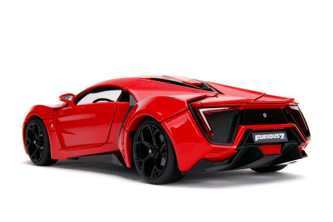Fast & Furious 1:18 Lykan Hypersport Die-Cast Car & 3' Dom Figure, Toys For Kids And Adults