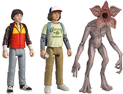 Funko Stranger Things Action Figure 3 Pack - Will, Dustin, Demogorgon, Multicolor, Model 20834