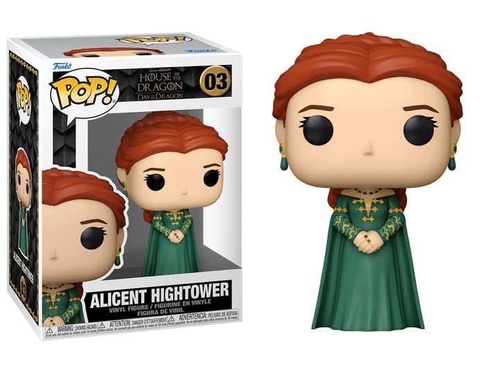 Pop House Of Dragon - Alicent Hightower Funko Vinyl Figure (Bundled With Compatible Box Protector Case), Multicolored, 3.75 Inches
