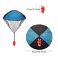 VOMAOK 6 Pack Parachute Toy Outdoor Hand Throw Flying Toys for Kids Boys Girls Easter Basket Stuffers Gifts