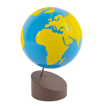 Kghios Montessori Globe Of The Continents Science And Cultural Geography Materials Continental Globe And Sandpaper Globe Early Education Teaching Aids Toys