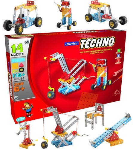 Class Fun Junior Techno  Engineering Toy Kit  Educational Toy  Building Blocks And Models Construction Set (Age 5 To 12)