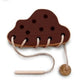 Xsource Wooden Lacing Toy For 2 Years Todller Skills Development Toy For Toddlers Montessori Materials For Early Learning Sewing