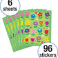 Carson Dellosa 96 Flower Stickers For Kids, 6 Sheets Of Sunflowers, Tulips, Daisies, And More For Spring Crafts, Scrapbooking, Teacher Planner, Reward Chart, School Supplies, Classroom Must Haves