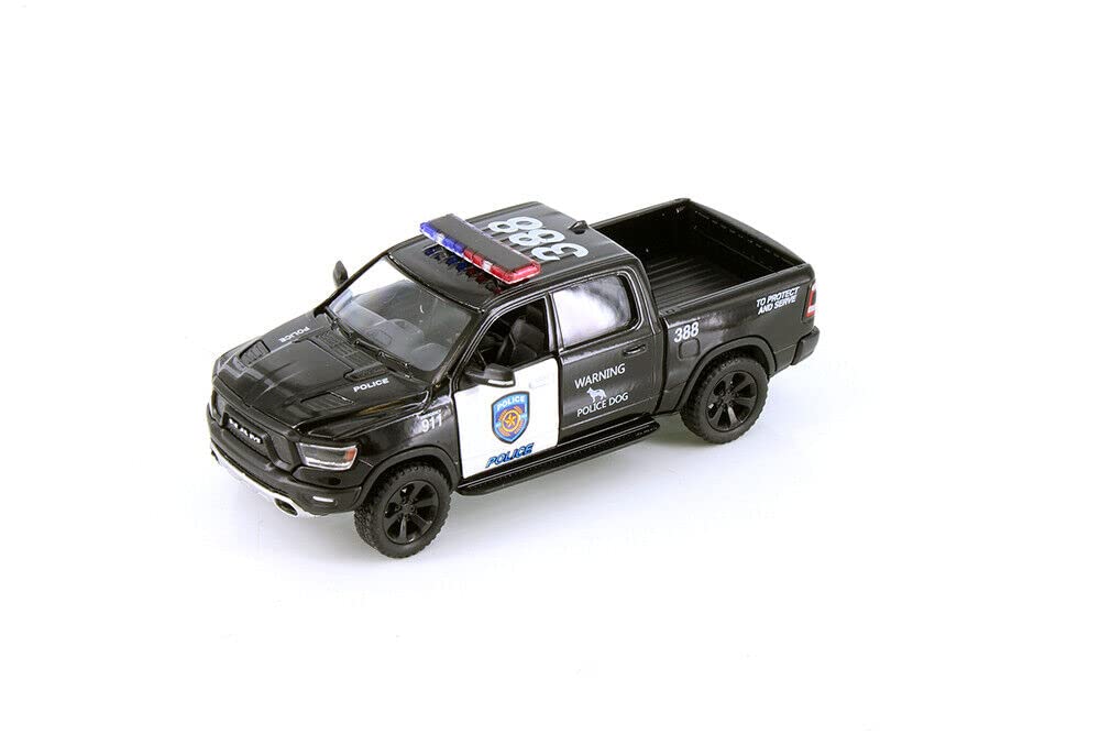 Kinsmart 2019 Dodge Ram 1500 Police Pickup Truck Diecast Model car 1/46 O Scale Diecast Truck