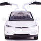 Gidoyi Toy Car Model X, Pull Back Car Toys Alloy Vehicles With Lights And Sound 1:32 Scale Model Car (White)