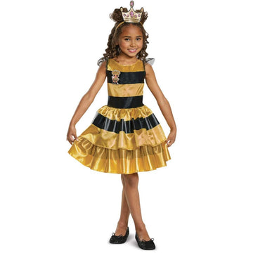 Disguise Lol Suprise Doll Costumes Girls Halloween Dress Up (Small, Queen Bee)