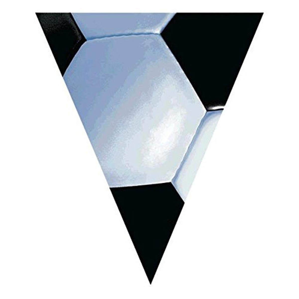 Amscam Soccer Plastic Pennant, 12 Banner, Multicolor