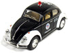 Kinsmart 5'' Classic Volkswage 1967 Beetle Police car 1:32 Scale (Black/White)