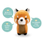 Bellzi Red Panda Stuffed Animal Plush Toy - Soft Cute Plushies And Gifts For All Ages, Kids, Babies, Toddlers - Red Pandi