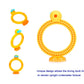 haomsj 3PCS Duck Diving Sticks Pool Toys for Kids 3pcs Dive Duck Rings Toys Summer Underwater Sinking Pool Toys for Boys and Girls Ages 8-12 (Duck Ring)