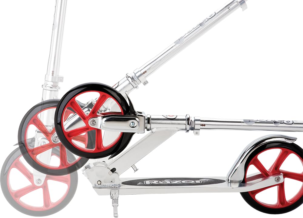 Razor A5 Lux Scooter - Red, 38.6 Inch Aluminum Kick Scooter, Model 13013258