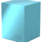 Ultimate Guard Boulder Solid 100+, Deck Case For 100 Double-Sleeved Tcg Cards, Turquoise, Secure & Durable Storage For Trading C