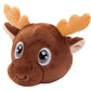 The Petting Zoo Moose Stuffed Animal Plushie, Gifts For Kids, Squishiez Wildlife Animal Squeeze Toy, Moose Plush Toy, 3 Inches