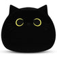 Black Cat Plush Toy-10'' Black Cat Stuffed Animal, Black Cat Anime Plush Cute Soft Plush Cat Plushie Stuffed Cat Toys, Cat Plush Pillows Toy Doll Decoration Doll Gift For Kids Girls Boys