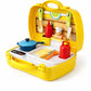 Allsmiles toys Kitchen Set Toy for Kids | Pretend Cooking Set with Stove, Pots, Pans & Kitchen Utensils | Portable Carry Case Su