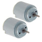1.5-6V 5000-20000RPM DC Micro Motor 260 Mini Motor Electric Motor Round Shaft for RC Boat Airplane Toys Model DIY Hobby - (2 PCS
