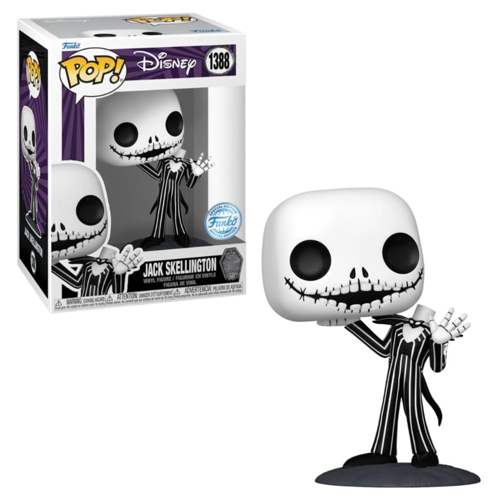 Funko Pop! The Nightmare Before Christmas Jack Skellington Headless Vinyl Figure Exclusive Model 74711 - White
