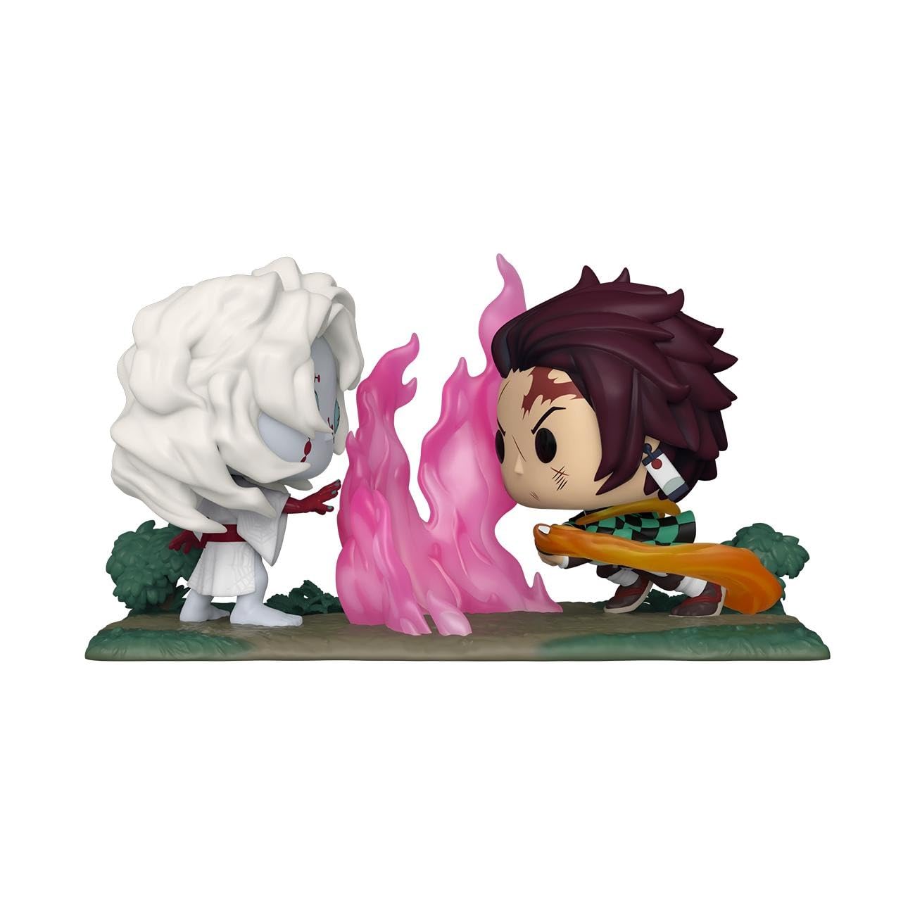 Funko Pop! Moment: Demon Slayer Tanjiro vs. Rui, Multicolor Vinyl Figure, Model 49009, Standard Size