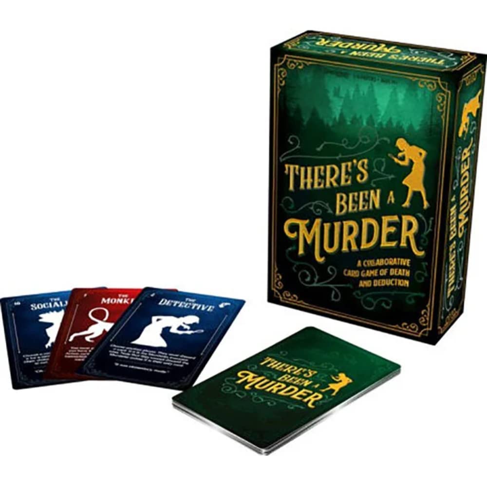 Goliath There's Been A Murder Card Game - Death & Deduction for Ages 14+, Multi Color, Model 919413