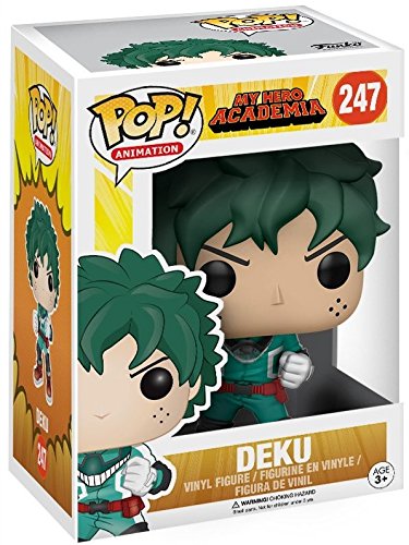 Funko Pop! Anime: My Hero Academia - Deku Vinyl Figure (Includes Compatible Pop Box Protector Case)