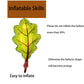 Hadckja Green Leaf Balloon Thanksgiving Balloons Green Leaf Balloons Fall Harvest Thanksgiving-Themed Party Birthday Party Suppl