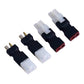 2Pairs Deans Style T Plug to Big Tamiya Connector Female Male Adapter Wireless Connectors for RC FPV Drone Car Truck Lipo NiMH B