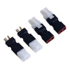 2Pairs Deans Style T Plug to Big Tamiya Connector Female Male Adapter Wireless Connectors for RC FPV Drone Car Truck Lipo NiMH B
