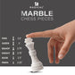 Radicaln Marble Chess Set With Storage Box 15 Inches White And Black Handmade 1 Chess Board With 32 Chess Pieces - Chess Game For 2 Player Board Game Chess Sets For Adults