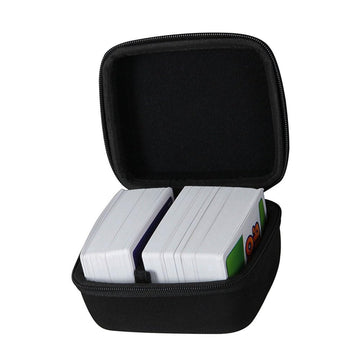 Adada Hard Travel Case For Skip Bo + Uno Card Game/Skip Bo + Phase 10 Card Game.Fits Up To 300 Cards.Not Including Cards (Black)