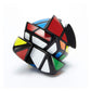 Ai-Yun Curvy Rhombohedral 3X3 Speed Cube 6-Axis Rhombohedral 3X3 Skewb Cube Puzzle Toys Brain Teasers Puzzles Black