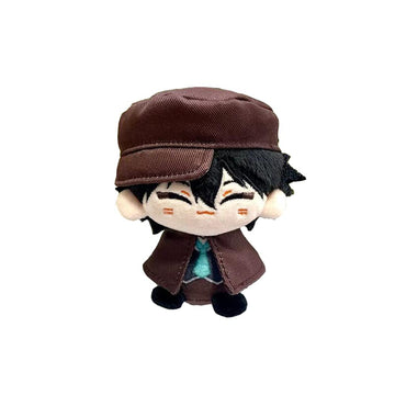 Kila Mila Anime Plush Doll Dazai Osamu Nakahara Chuuya Edogawa Rampo Mini Pendant Keychain Cute Toy Kids Gift(Edogawa Rampo )