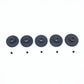 KingVal Replacement 5PCS M1 8mm 33T 34T 35T 36T 37T Steel Pinion Motor Gear Compatible with 1/5 RC Car Brushed Brushless Motor